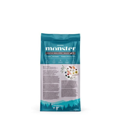 Monster Dog Original Sensitive White Fish White Fish Small bites