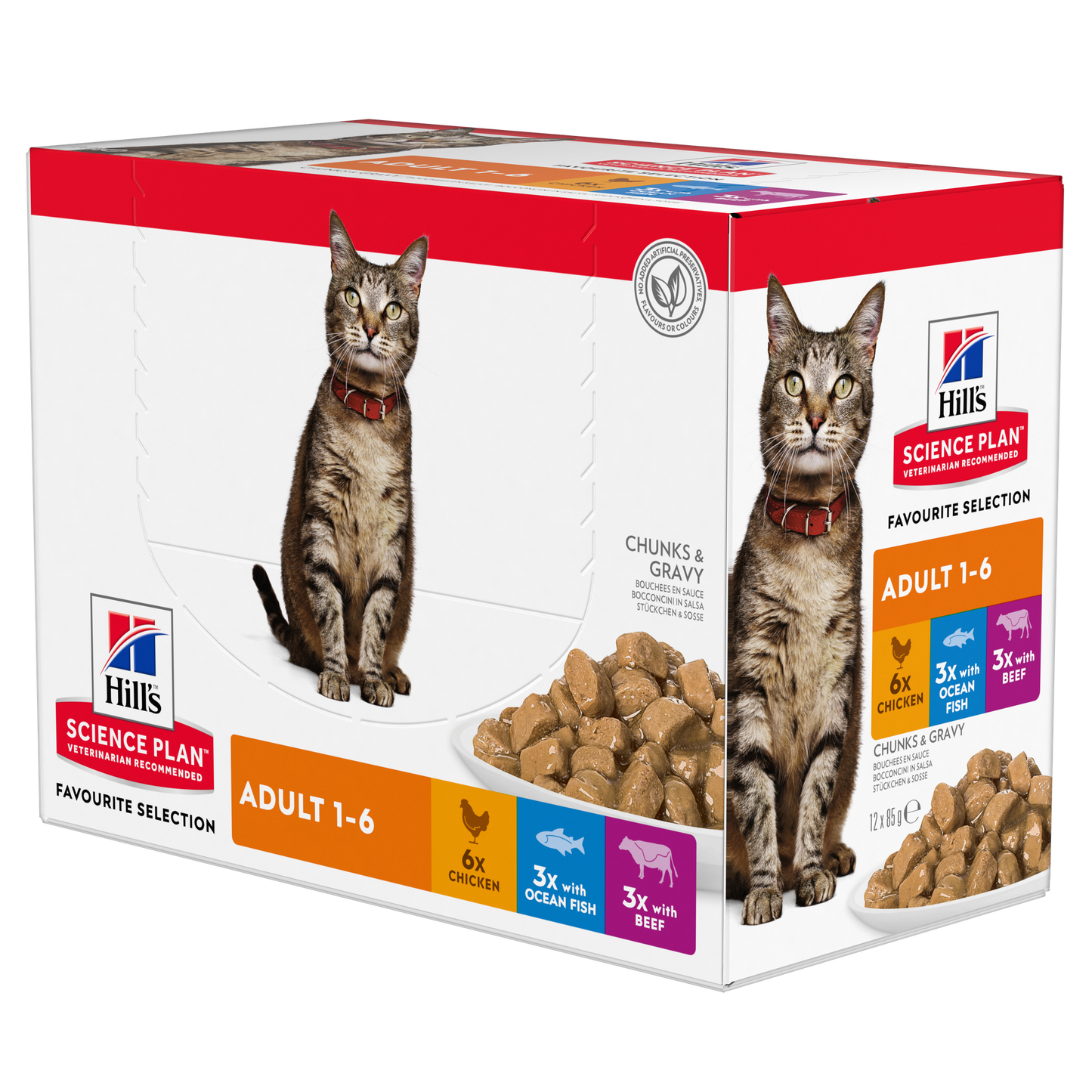 Hills Science Plan Cat Adult 12x85g portionspåsar