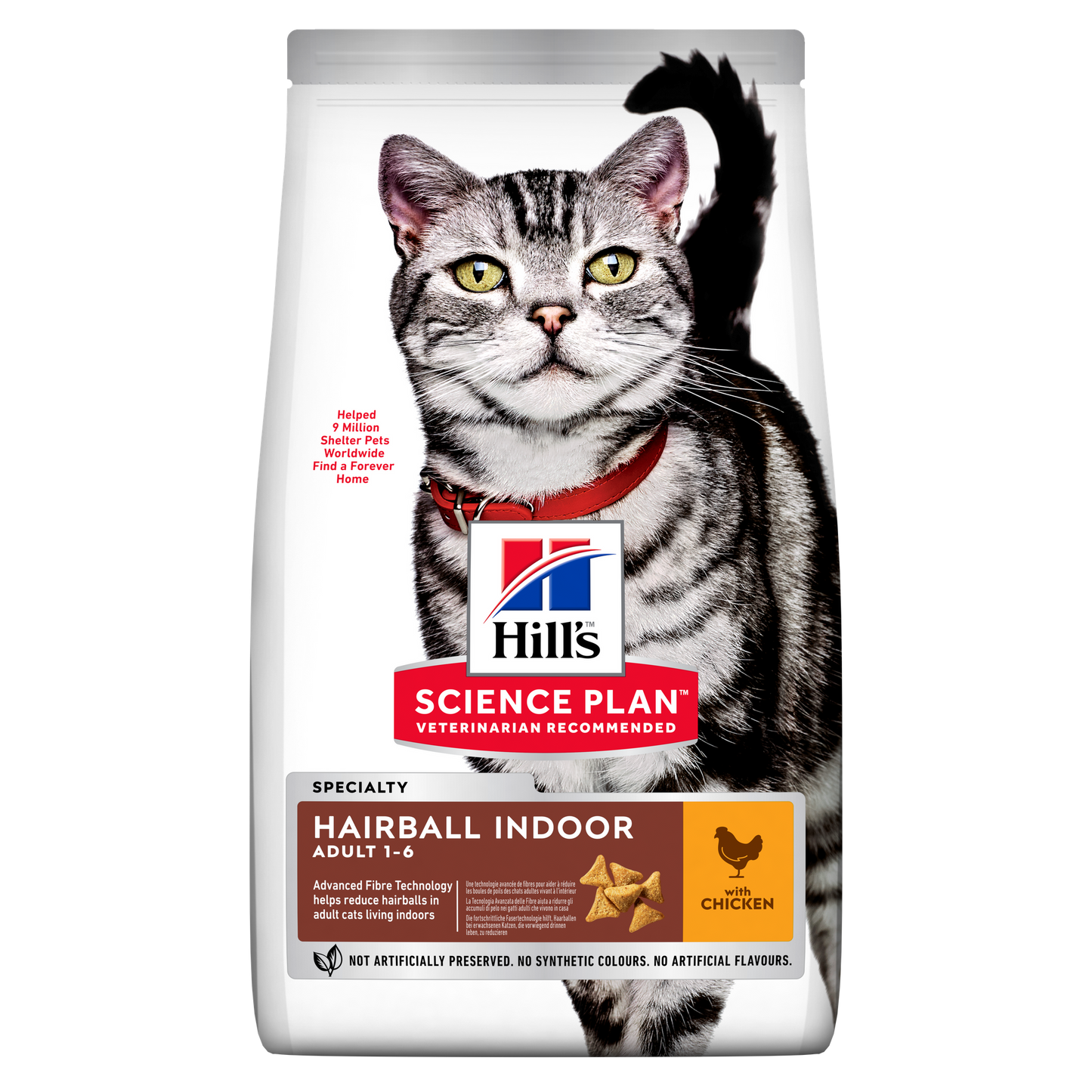 Hills Science Plan Cat Adult Hairball Indoor Chicken