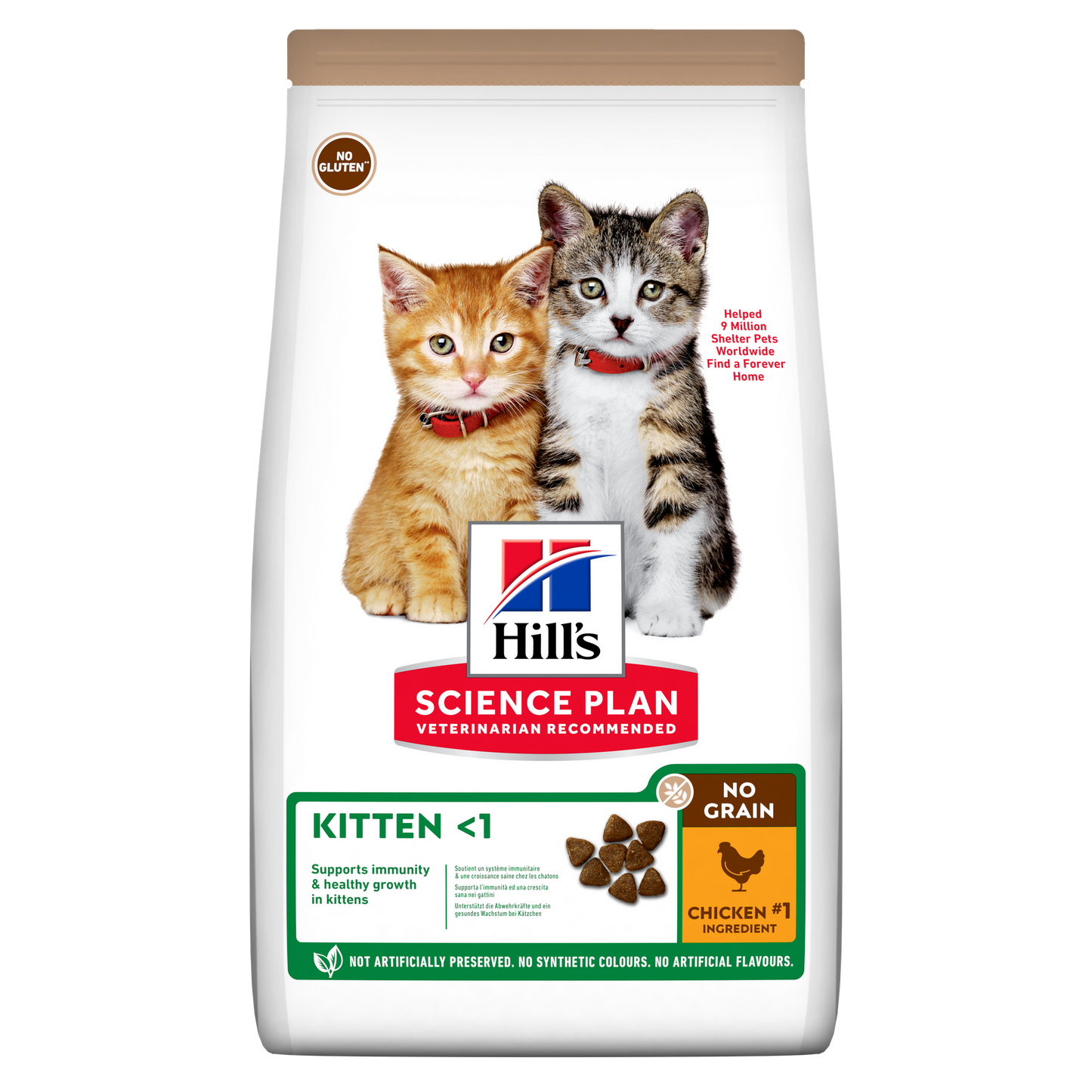 Hills Science Plan Kitten No Grain Chicken&Potato 1.5kg