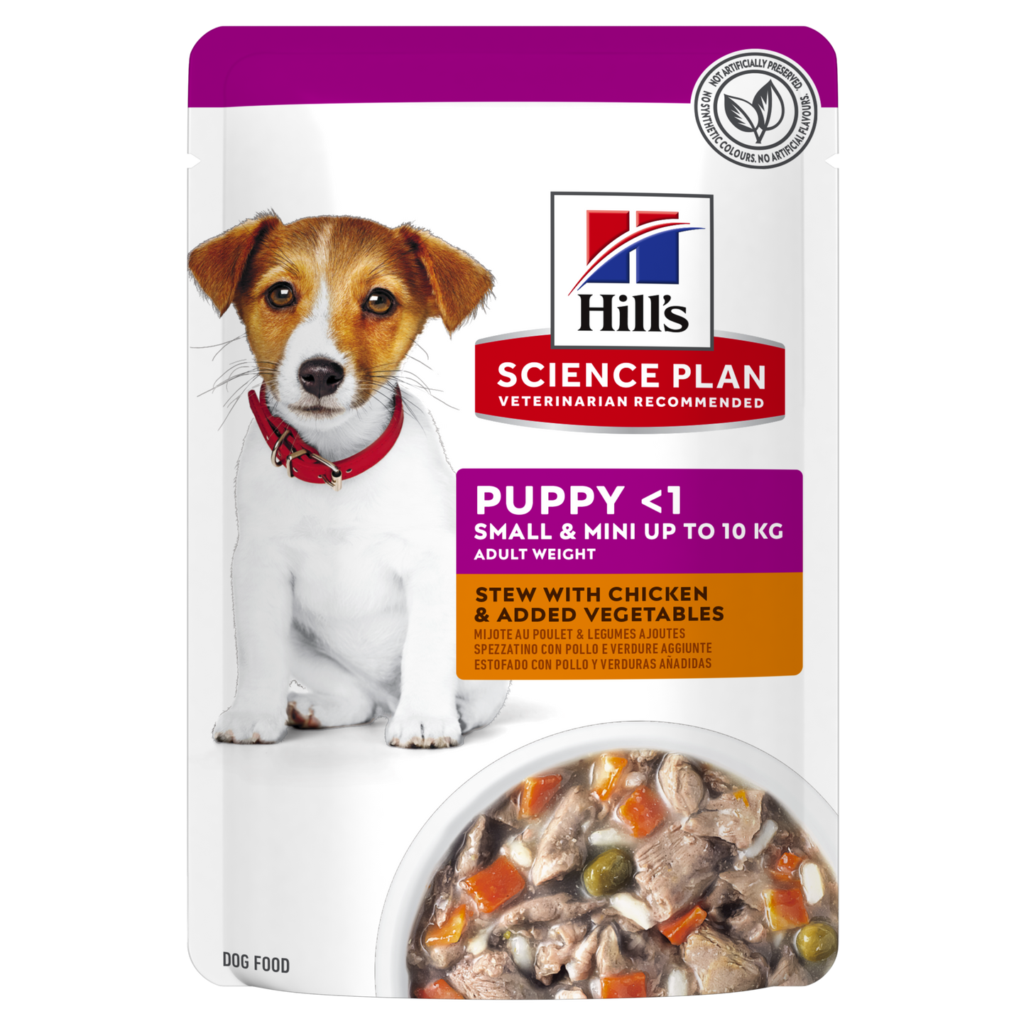 Hills Science Plan Puppy Small&Mini Chicken & Vegetables 12x80g portionspåsar