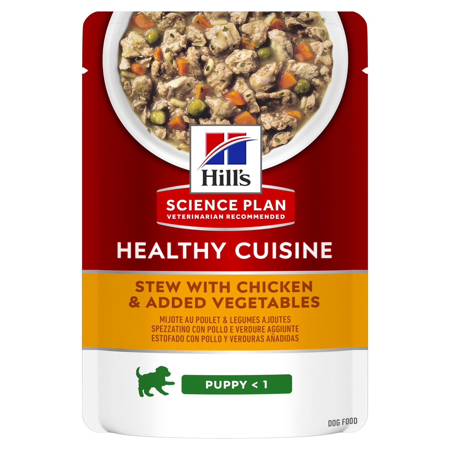 Hills Science Plan Puppy Healthy Cuisine Medium & LB Chicken & Vegetables 12x90g portionspåsar