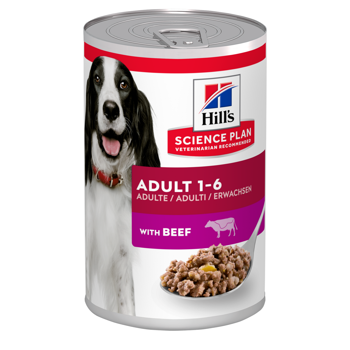 Hills Science Plan Canine Adult Beef 12x370g burkar