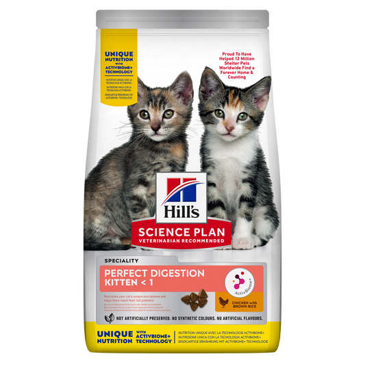 Hills Science Plan Kitten Perfect Digestion Chicken & Brown Rice