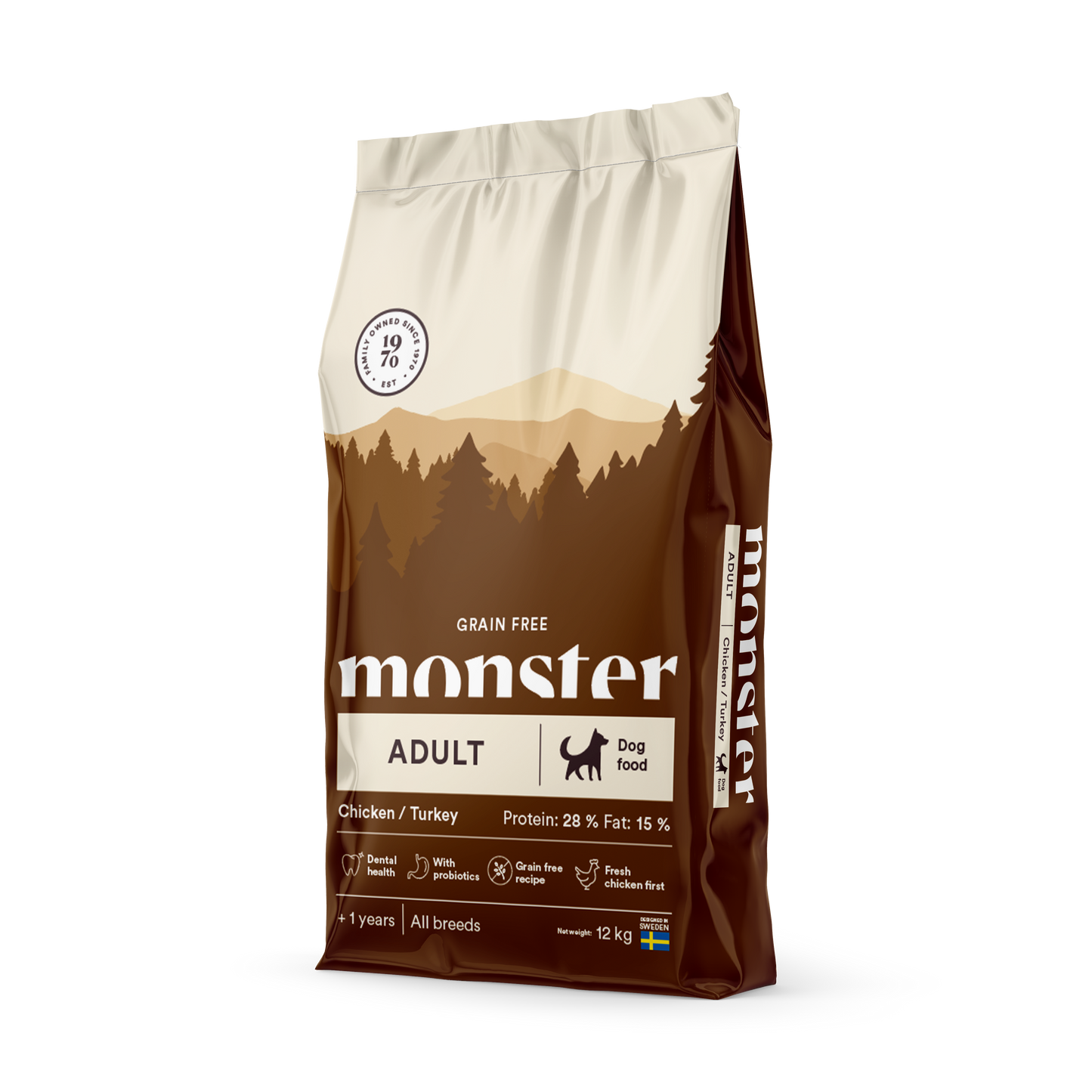 Monster Dog GF Adult Chick/Turkey