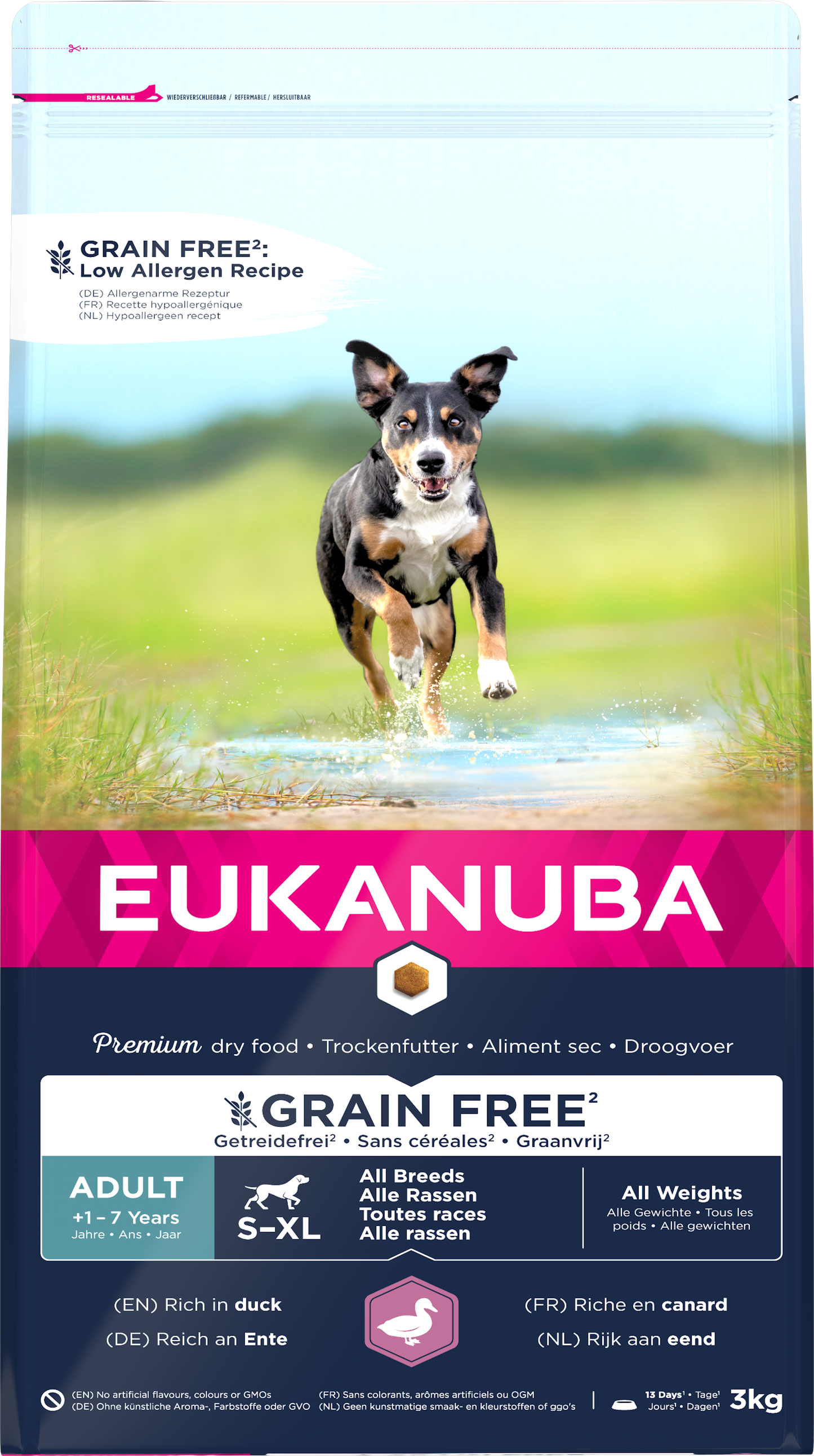 Eukanuba Dog Grain Free Adult Duck