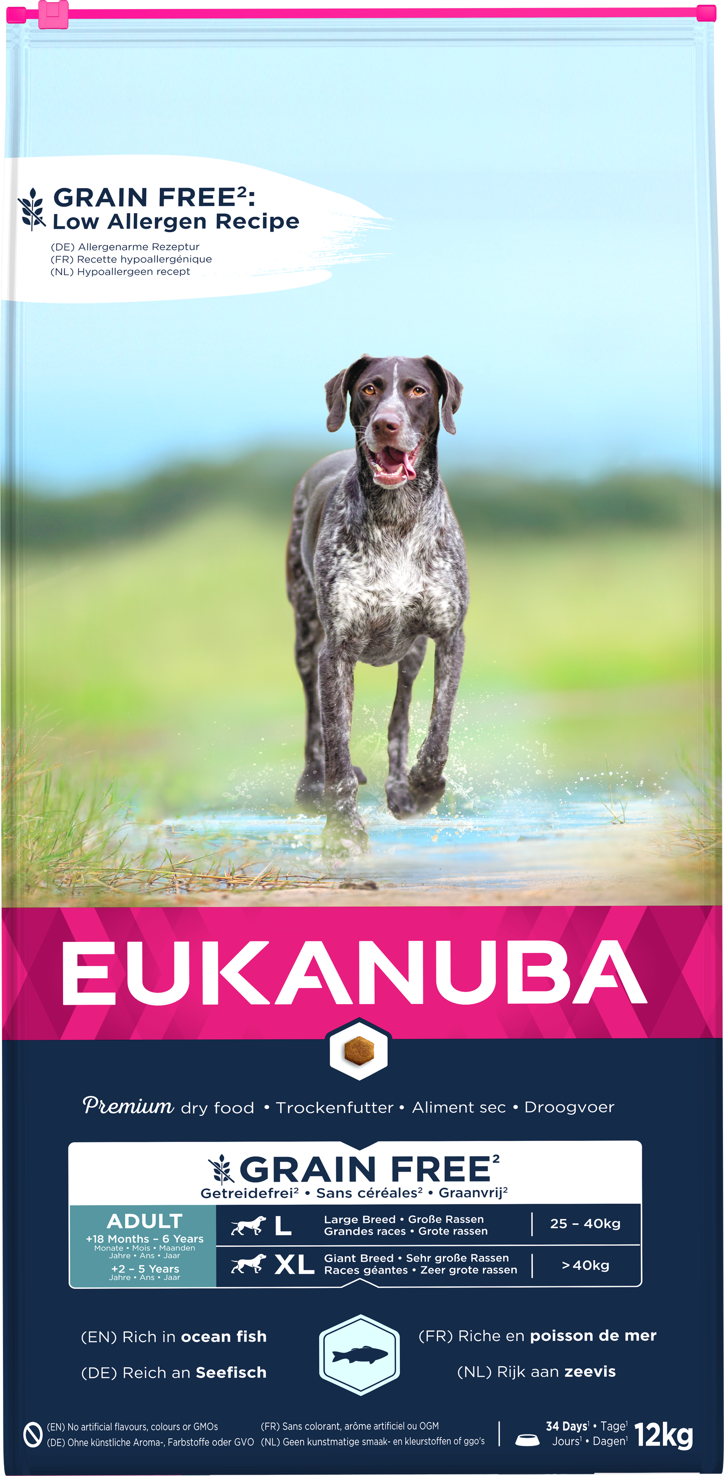 Eukanuba Dog Grain Free Adult Ocean Fish