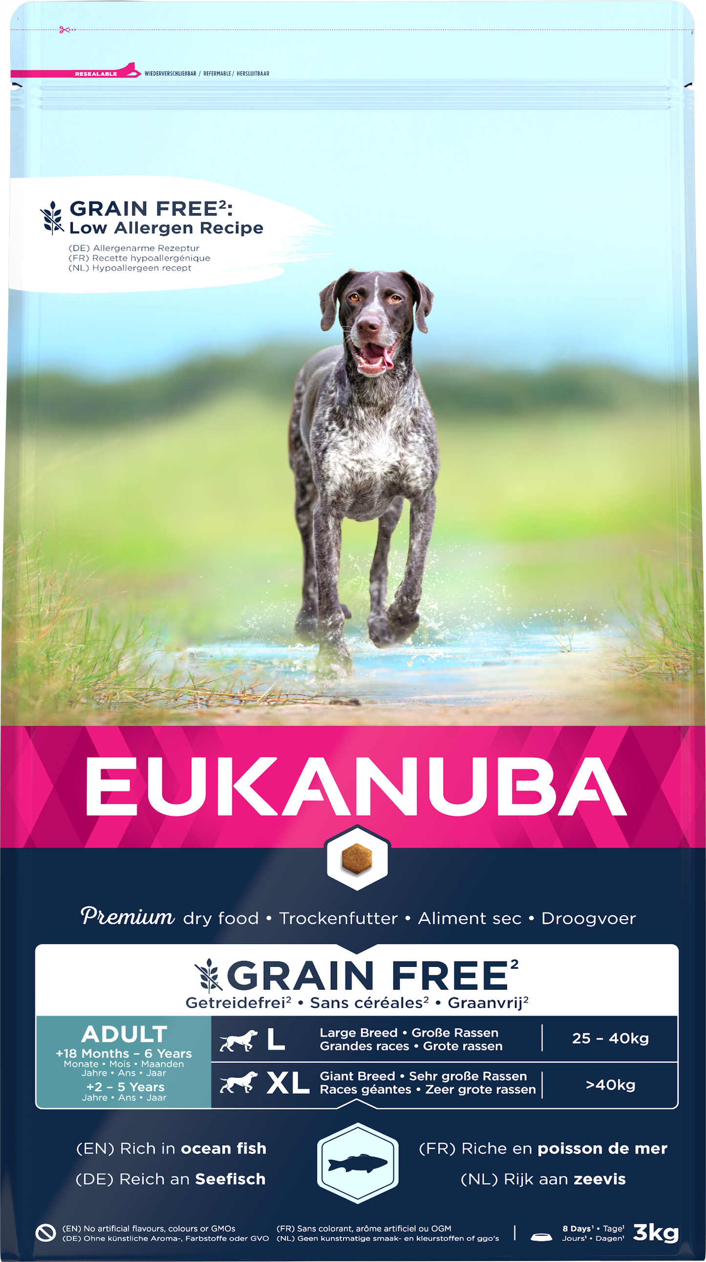 Eukanuba Dog Grain Free Adult Ocean Fish