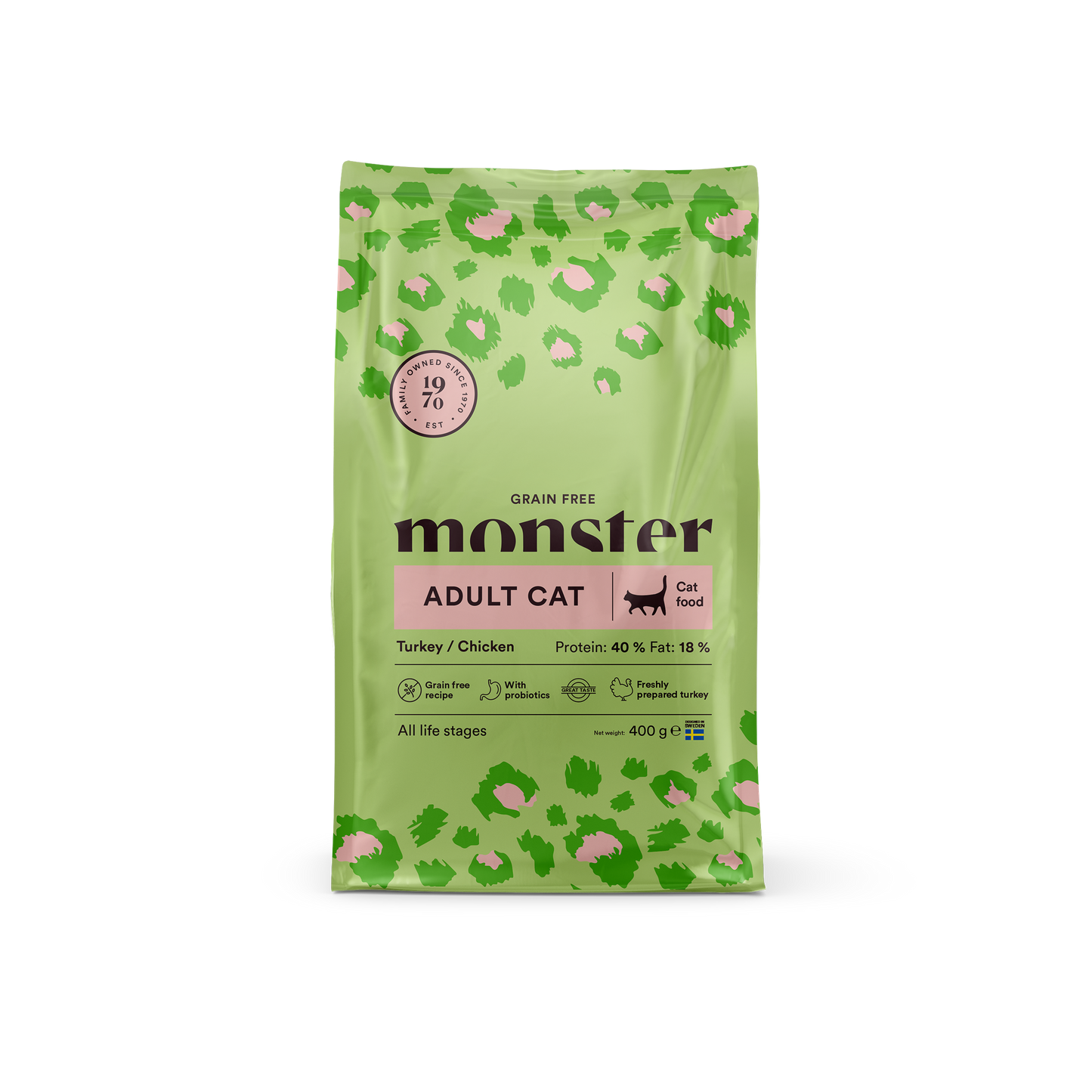 Monster Cat Grain Free Adult Turkey/Chick