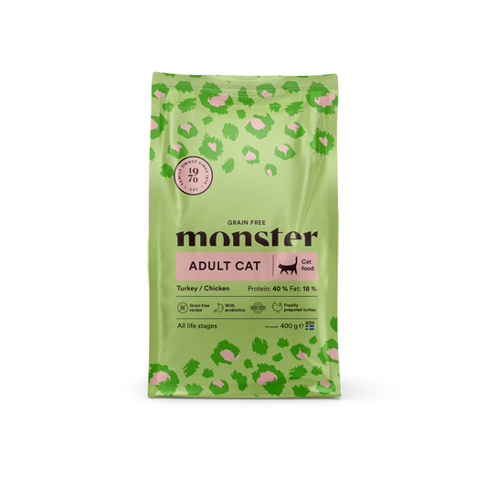 Monster Cat Grain Free Adult Turkey/Chick