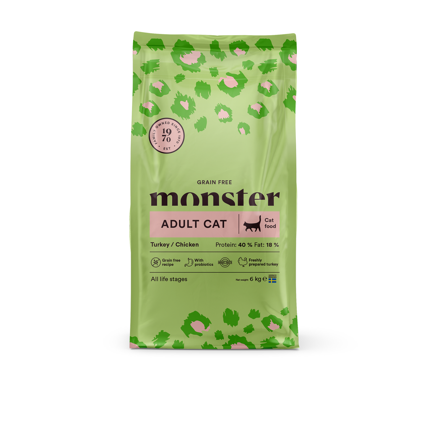 Monster Cat Grain Free Adult Turkey/Chick