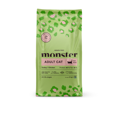 Monster Cat Grain Free Adult Turkey/Chick