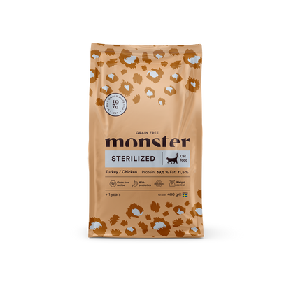 Monster Cat Grain Free Sterilized Turkey/Chick