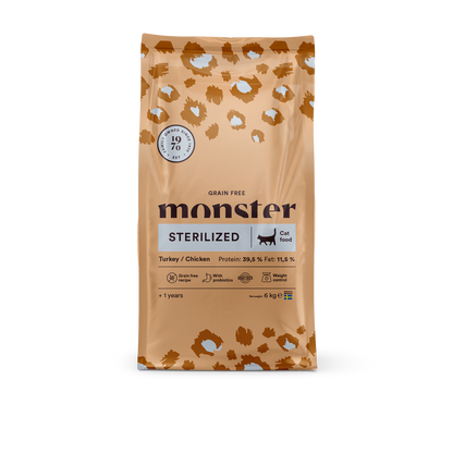 Monster Cat Grain Free Sterilized Turkey/Chick