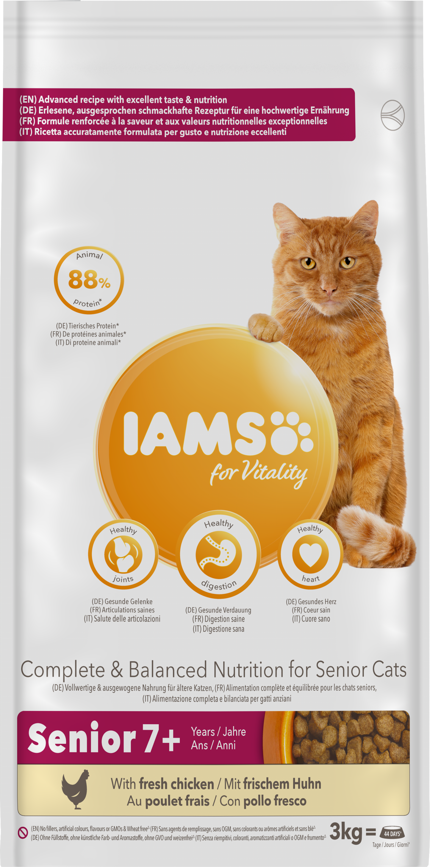 Iams Cat Senior Chicken