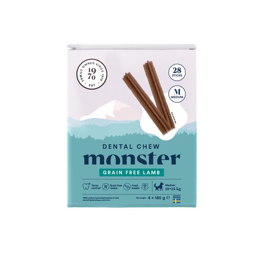 Monster Dog Dental Chew Lamb M Month (28st) 720 g
