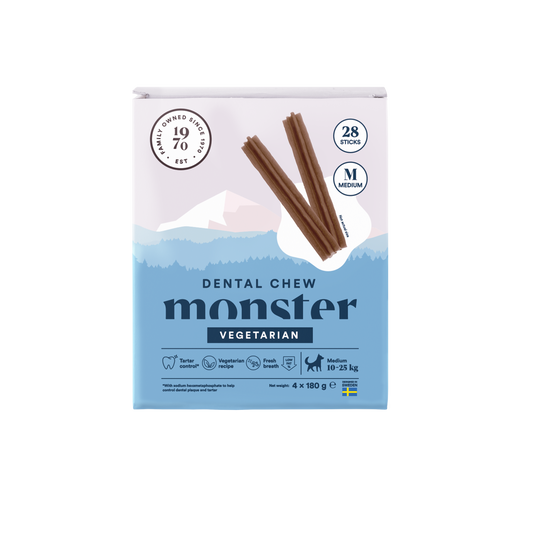 Monster Dog Dental Chew Veg. M Month (28st) 720 g