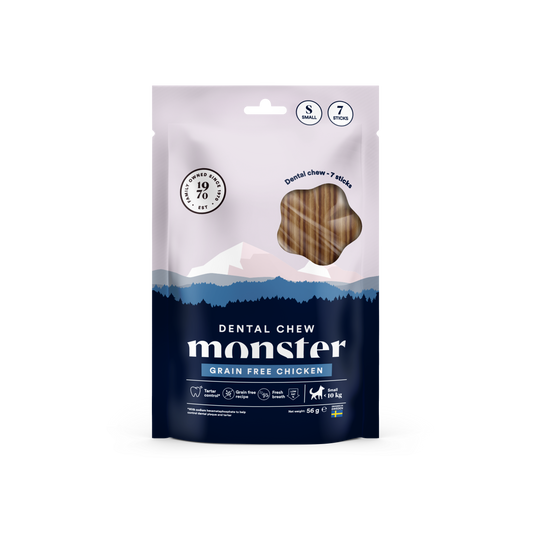 Monster Dog Dental Chew GF Chicken S Week (7st) 56 g