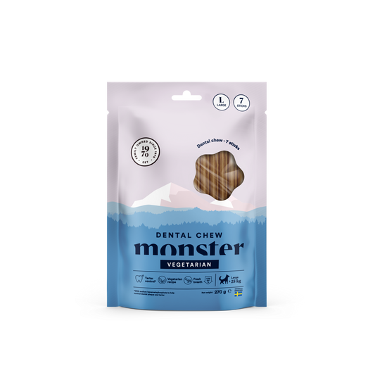 Monster Dog Dental Chew Veg. L Week (7st) 270 g