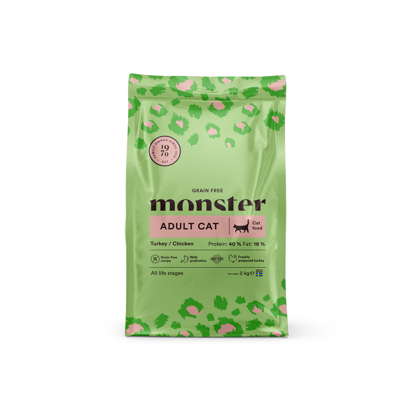 Monster Cat Grain Free Adult Turkey/Chick