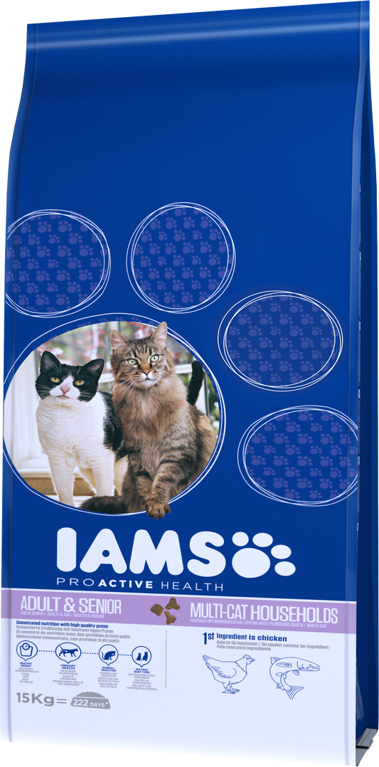 Iams Cat Adult Multi-Cat 15 kg