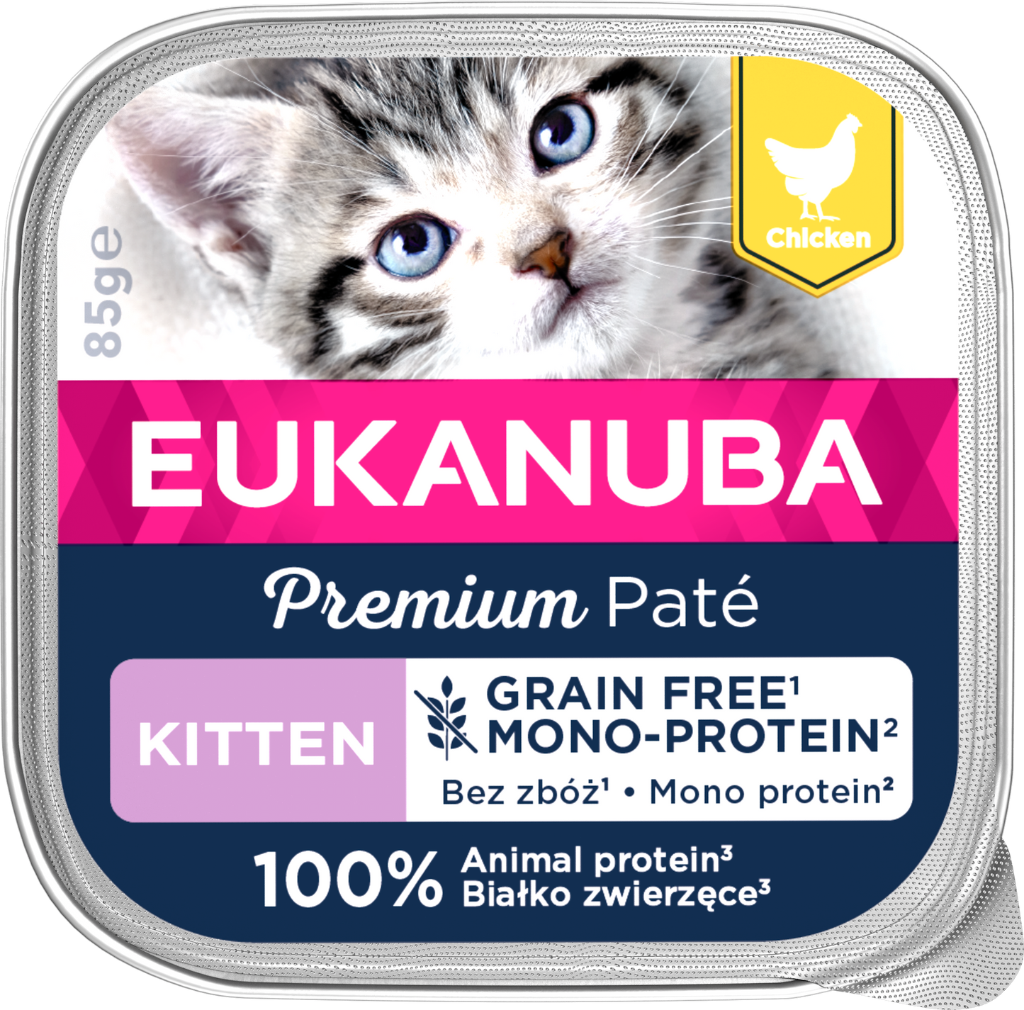 Eukanuba Cat Grain Free Kitten Paté 85 g